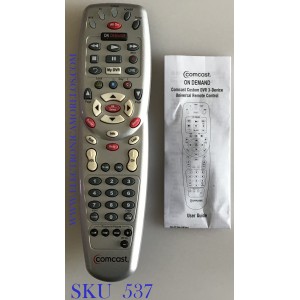 CONTROL REMOTO NUEVO  UNIVERSAL AUX TV CABLE  COMCAST / ON DEMAND   My DVR / 1067BC3-0001-R / C073102